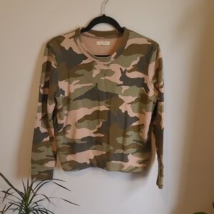 Madewell Camo Sweatshirt
